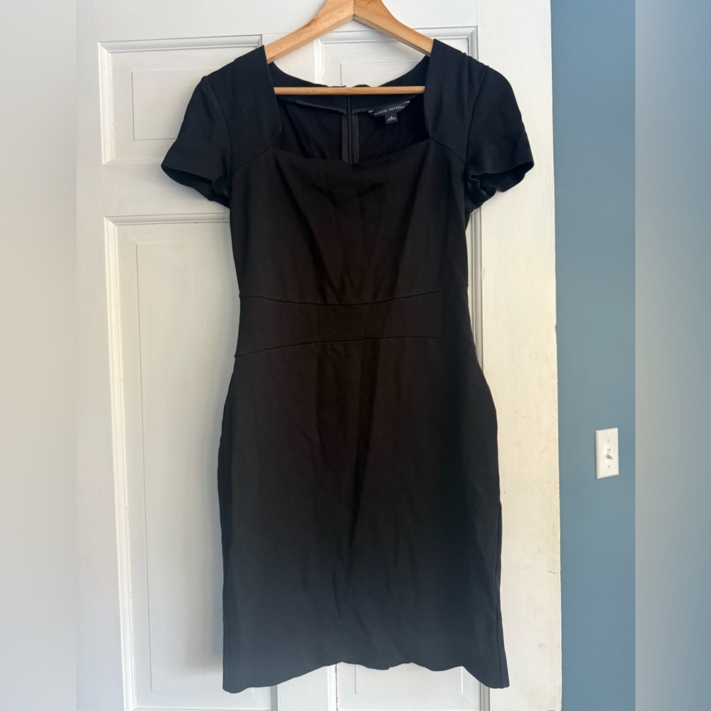 Banana Republic Classic Black Midi Dress